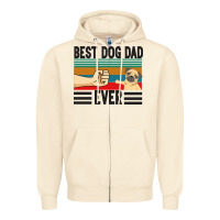 Sandshell Best Dog Dad Ever Zipper Hoodie - Bettercallsaul
