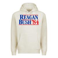 Oatmeal Heather reagan president Premium Hoodie - artisFamous