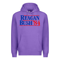 Purple reagan president Premium Hoodie - artisFamous