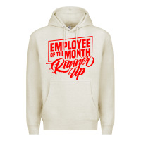 Oatmeal Heather employee of the month runner up Premium Hoodie - artisFamous