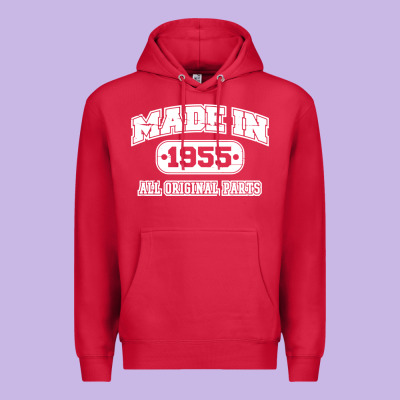 Made In 1955 Funny Vintage Premium Hoodie Designed By Artisfamous