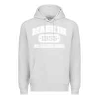 Dove Grey made in 1955 funny vintage Premium Hoodie - artisFamous