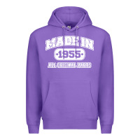 Purple made in 1955 funny vintage Premium Hoodie - artisFamous