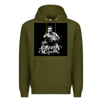 Army Green Johnny Cash Music Premium Hoodie - artisFamous