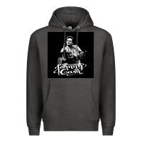 Charcoal Heather Johnny Cash Music Premium Hoodie - artisFamous