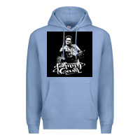 Colony Blue Johnny Cash Music Premium Hoodie - artisFamous