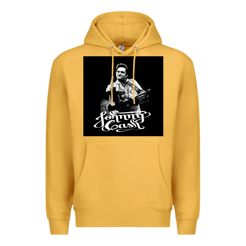 Johnny Cash Music Premium Hoodie by artisFamous | Teevron