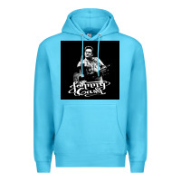 Ocean Blue Johnny Cash Music Premium Hoodie - artisFamous