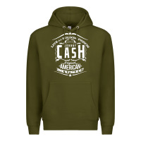 Army Green Johnny Cash Music Premium Hoodie - artisFamous