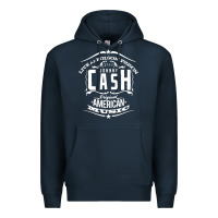 Navy Johnny Cash Music Premium Hoodie - artisFamous