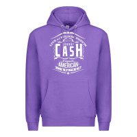 Purple Johnny Cash Music Premium Hoodie - artisFamous