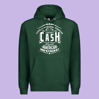 Johnny Cash Music Premium Hoodie Designed By Artisfamous