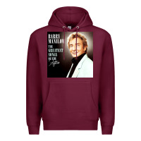 Burgundy Best Barry Manilow Premium Hoodie - artisFamous
