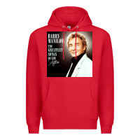 Red Best Barry Manilow Premium Hoodie - artisFamous