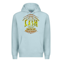 Blue Mist Johnny Cash Music Premium Hoodie - artisFamous