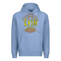 Colony Blue Johnny Cash Music Premium Hoodie - artisFamous