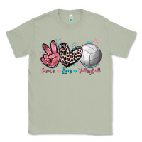 Matcha Peace Love Volleyball Classic Tee - FaDigitalArtStudio