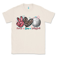 Natural Peace Love Volleyball Classic Tee - FaDigitalArtStudio