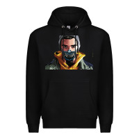 Black codfish beatbox Premium Hoodie - artisFamous