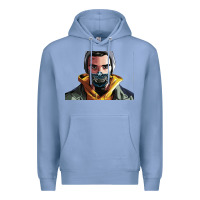Colony Blue codfish beatbox Premium Hoodie - artisFamous