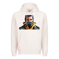Pale Pink codfish beatbox Premium Hoodie - artisFamous