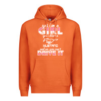 Carrot mustang i m a girl who drives a mustang Premium Hoodie - artisFamous