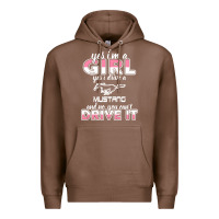 Chestnut mustang i m a girl who drives a mustang Premium Hoodie - artisFamous