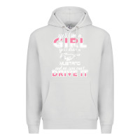 Dove Grey mustang i m a girl who drives a mustang Premium Hoodie - artisFamous