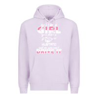 Lilac mustang i m a girl who drives a mustang Premium Hoodie - artisFamous