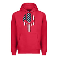 Cardinal the punisher american flag Premium Hoodie - artisFamous