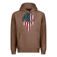 Chestnut the punisher american flag Premium Hoodie - artisFamous