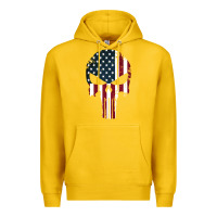 Lemon the punisher american flag Premium Hoodie - artisFamous