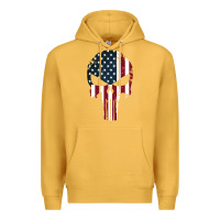 Mustard the punisher american flag Premium Hoodie - artisFamous
