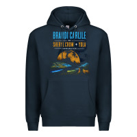 Navy Brandi Carlile Poster Premium Hoodie - artisFamous