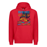 Red Brandi Carlile Poster Premium Hoodie - artisFamous