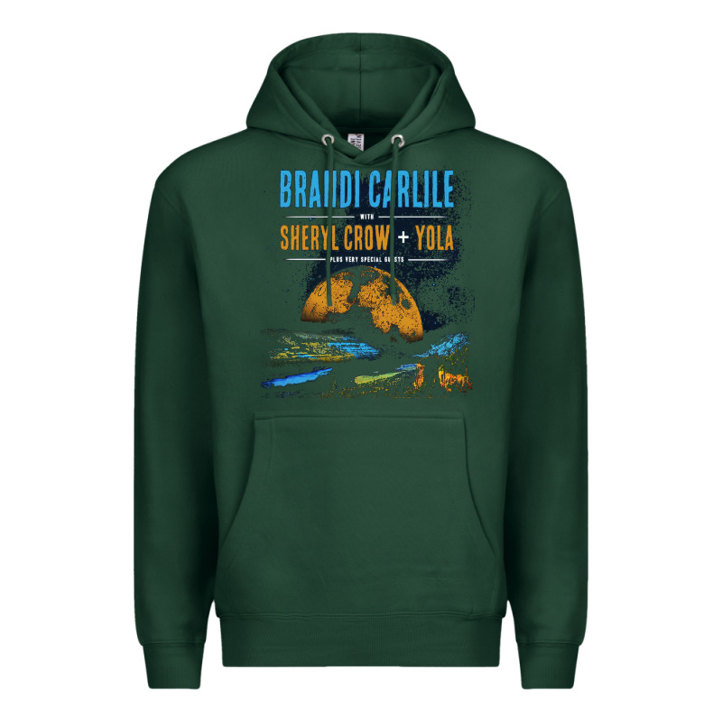 Brandi Carlile Poster Premium Hoodie by artisFamous | Teevron