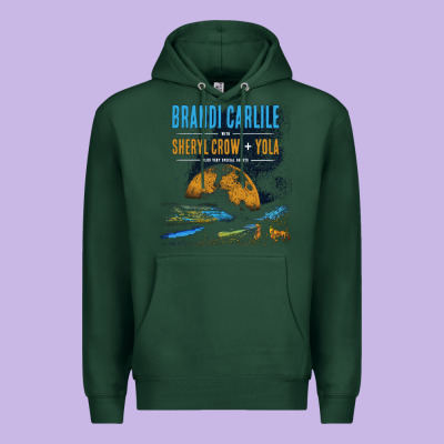 Brandi Carlile Poster Premium Hoodie Designed By Artisfamous