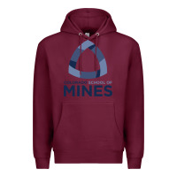 Burgundy School of Mines Premium Hoodie - artisFamous