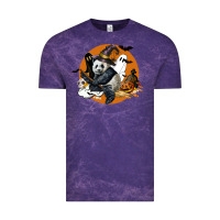 Cloud Purple panda hallowen Vintage Tee - LillyAllenDesigns