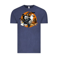 Vintage Denim panda hallowen Vintage Tee - LillyAllenDesigns