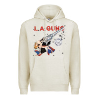 Oatmeal Heather la guns Premium Hoodie - artisFamous