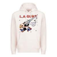 Pale Pink la guns Premium Hoodie - artisFamous