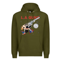 Army Green la guns Premium Hoodie - artisFamous