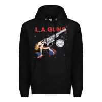 Black la guns Premium Hoodie - artisFamous