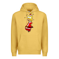 Antique Gold Homer Claus Christmas Premium Hoodie - artisFamous