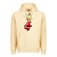 Pina Colada Homer Claus Christmas Premium Hoodie - artisFamous