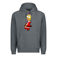 Rock Homer Claus Christmas Premium Hoodie - artisFamous