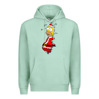 Seafoam Homer Claus Christmas Premium Hoodie - artisFamous