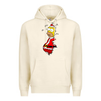 Tofu Homer Claus Christmas Premium Hoodie - artisFamous