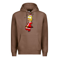 Chestnut Homer Claus Christmas Premium Hoodie - artisFamous